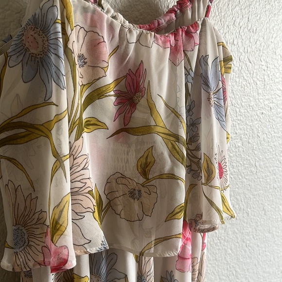June & Hudson Floral High-Low dress, size medium. - Picture 9 of 13